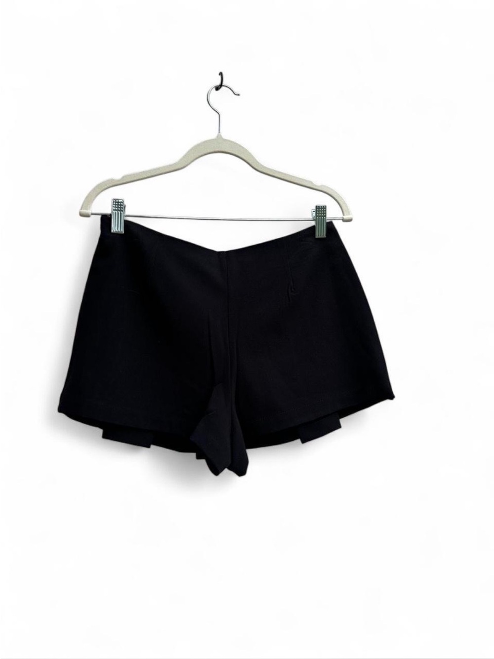 Black pleated mini skort Size M